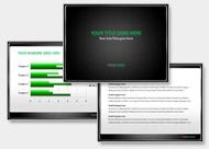 PowerPoint Design 004 Green