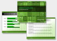 PowerPoint Design 005 Green