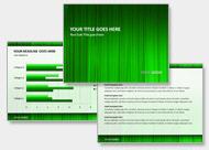 PowerPoint Design 007 Green