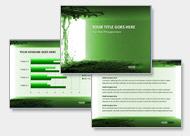 PowerPoint Design 010 Green