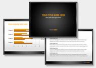 PowerPoint Design 004 Orange