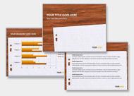PowerPoint Design in Orange