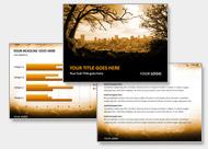 PowerPoint Design 009 Orange