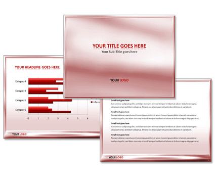 PowerPoint Vorlage Vorschau: Rot