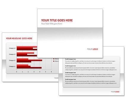 PowerPoint Vorlage Vorschau: Rot