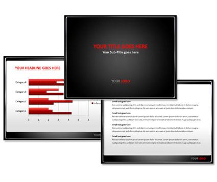 PowerPoint Vorlage Vorschau: Rot