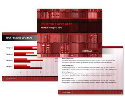 PowerPoint Vorlage Vorschau: Rot