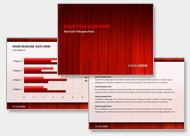PowerPoint Design in Rot